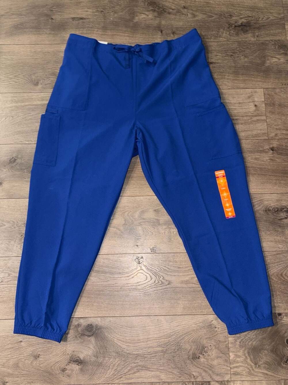 Scrubstar Women's Jogger Pant Size 2XL/2GX Blue Cargo Scrub Pants